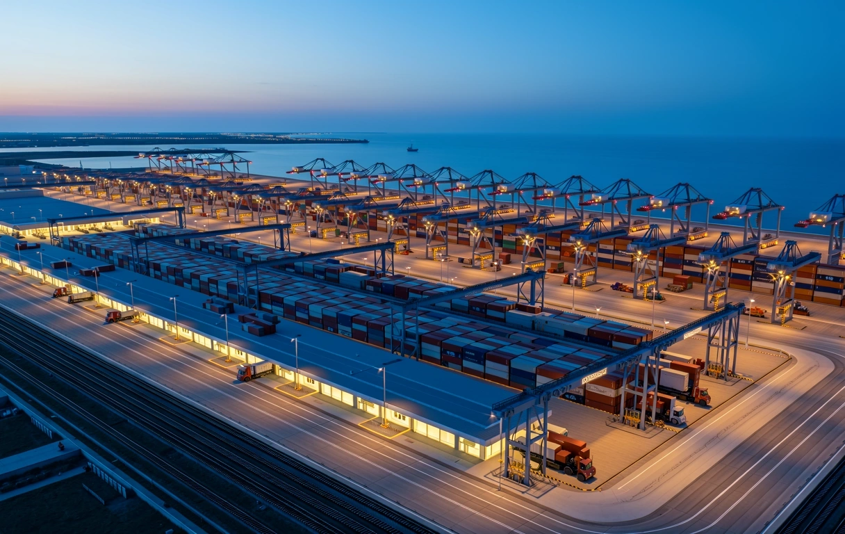 Modern logistics hub